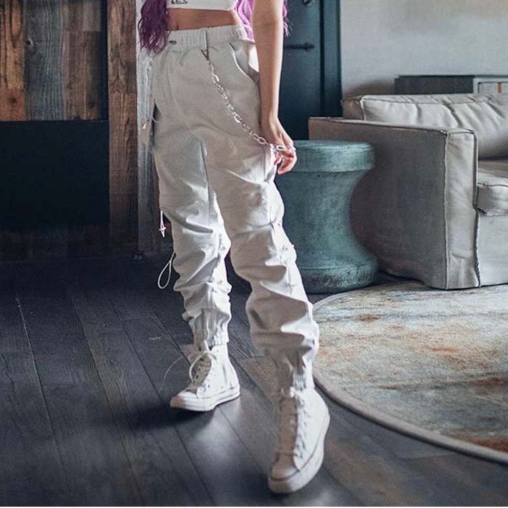 Lychee The Label Chardonnay Oversized Cargo Pants